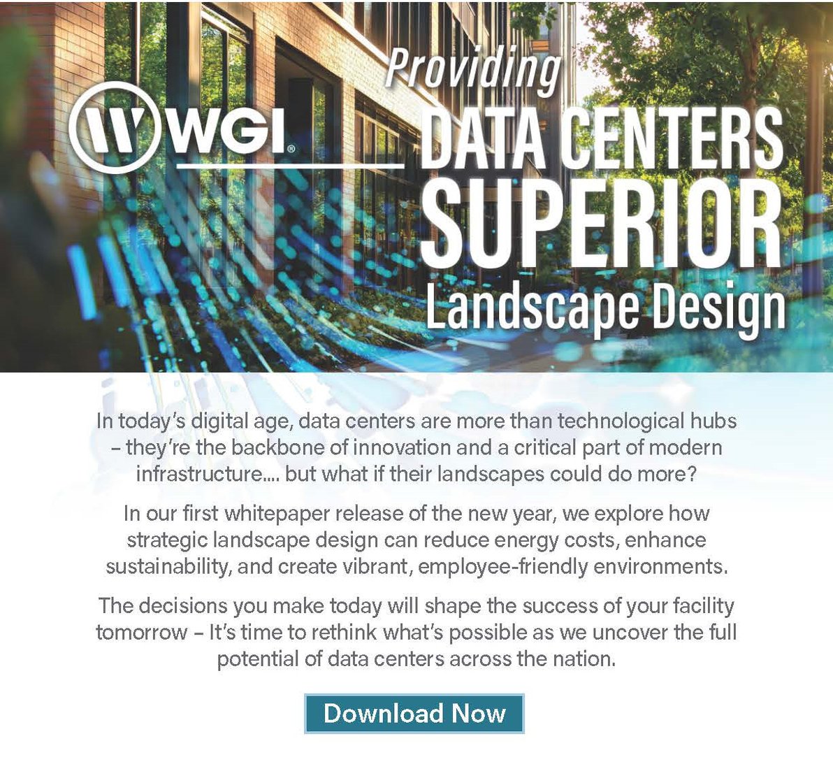 Whitepaper Release - Providing Data Centers Superior Landscape Design