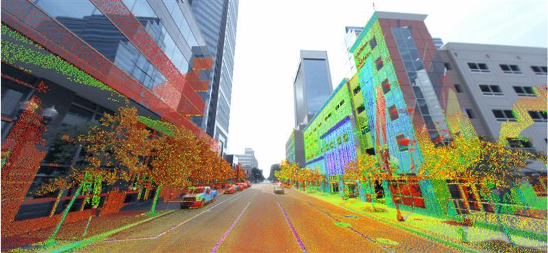 Street-level LiDAR point cloud